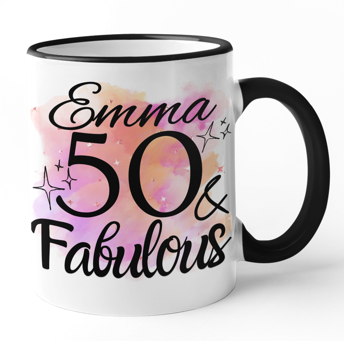 50 & Fabulous (Add Name)