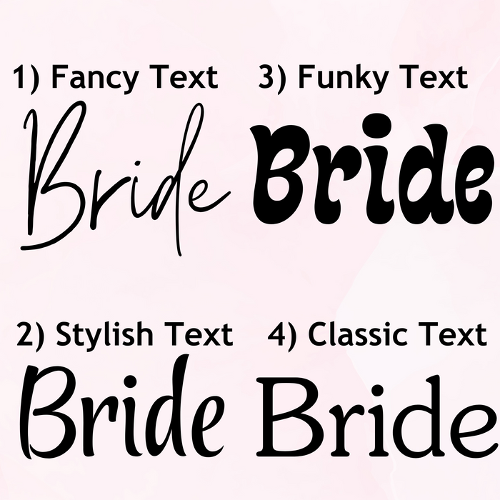 Add Custom Text Bride Hen Bucket Caps