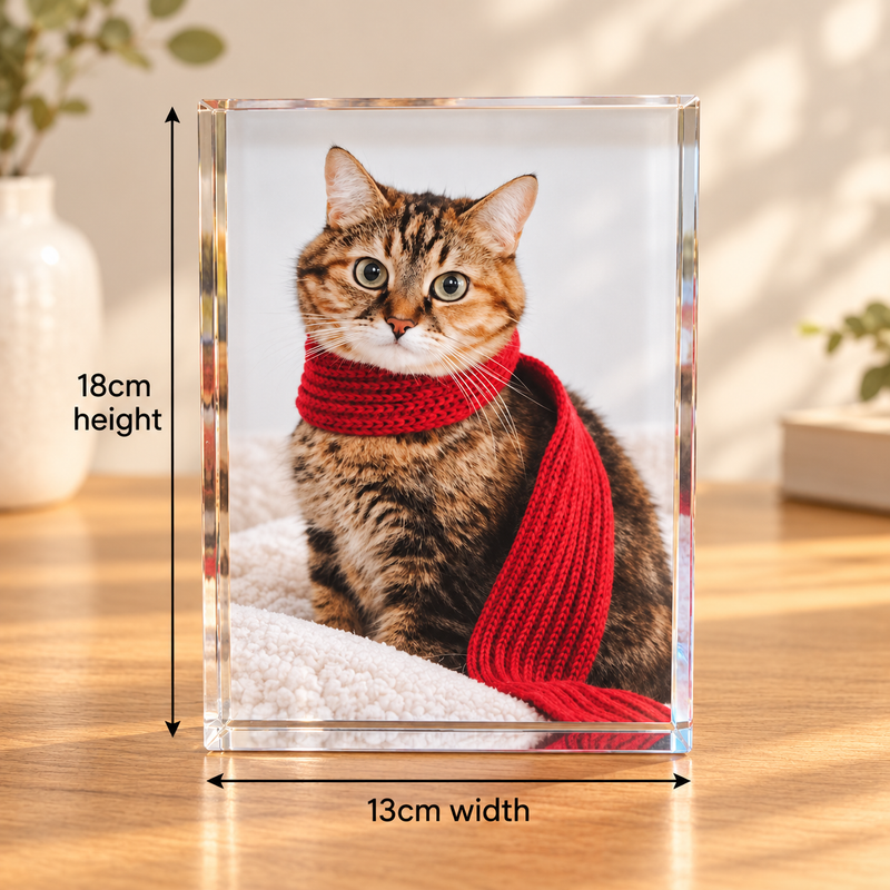 Personalised Acrylic Large Photo Block