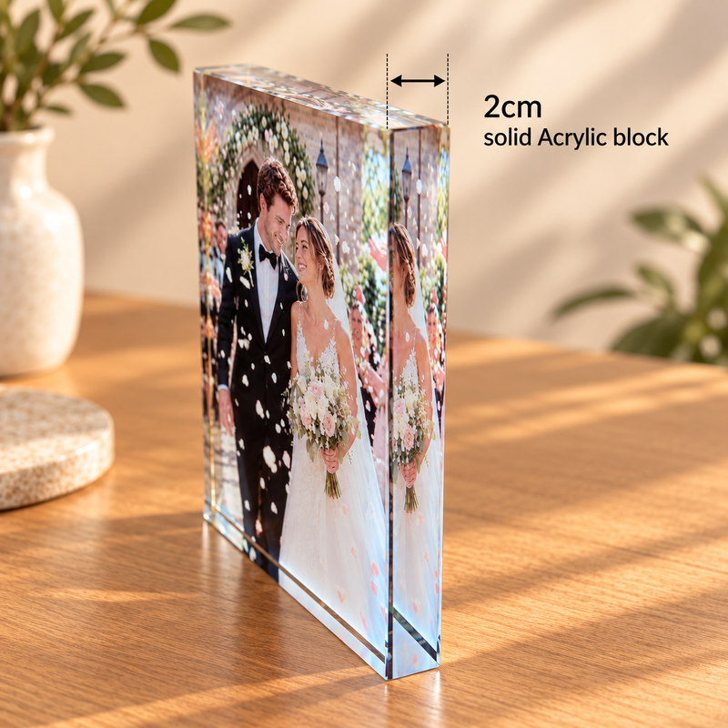 Personalised Acrylic Large Photo Block