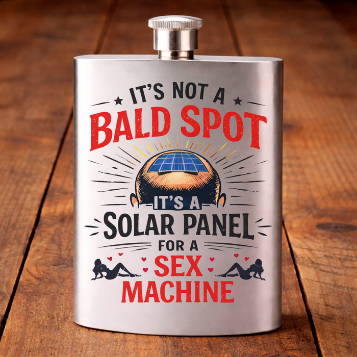 It's Not A Bald Spot It's A Solar Panel For A Sex Machine