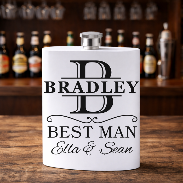 Best Man Name Initial Personalised