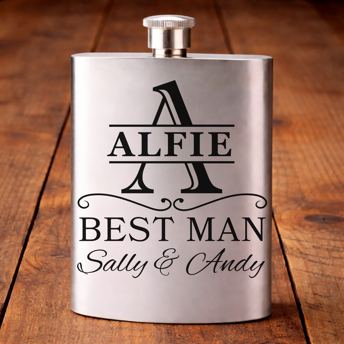 Best Man Name Initial Personalised