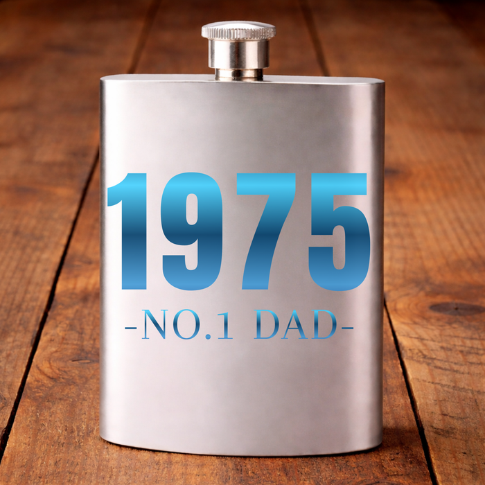 Personalised Birthday Year Hip Flask