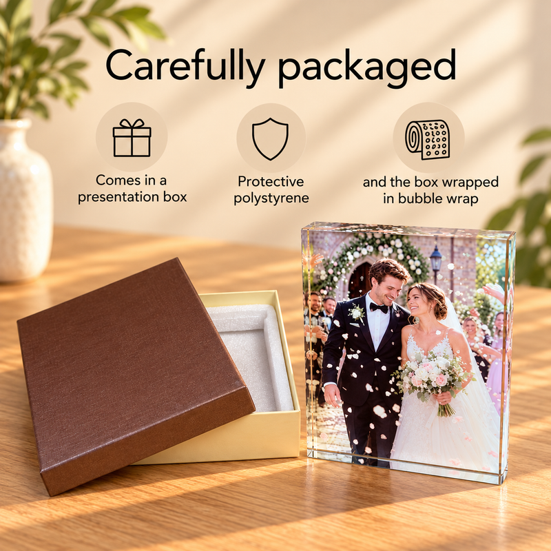 Personalised Acrylic Large Photo Block