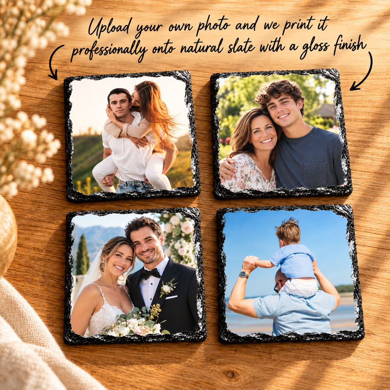 Slate Photo Coasters