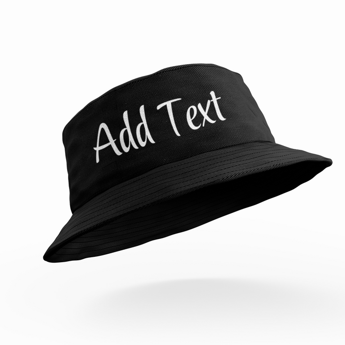 Add Custom Text Groom Stag Bucket Hats