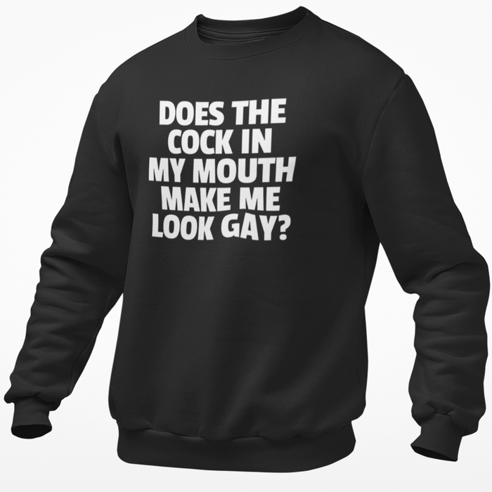 Does The Cock In My Mouth Make Me Look Gay