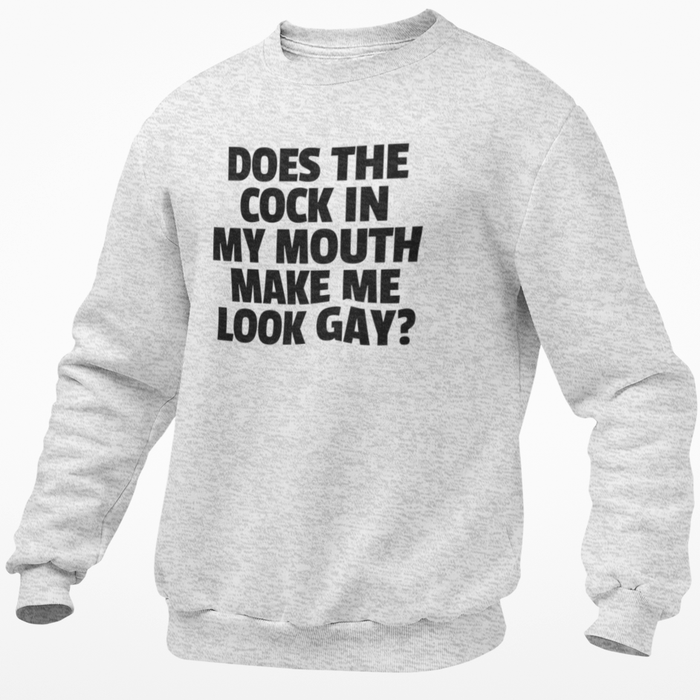 Does The Cock In My Mouth Make Me Look Gay