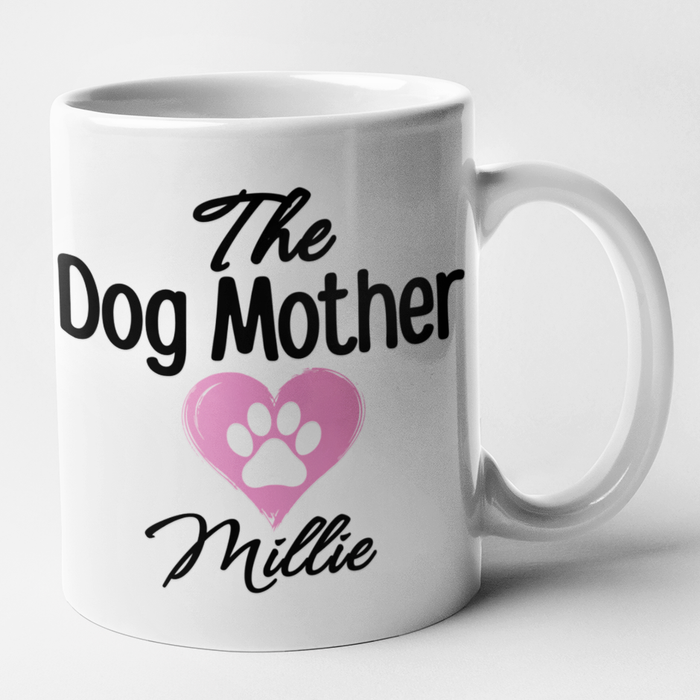 The Dog Father + Mother (Names) Mug Set