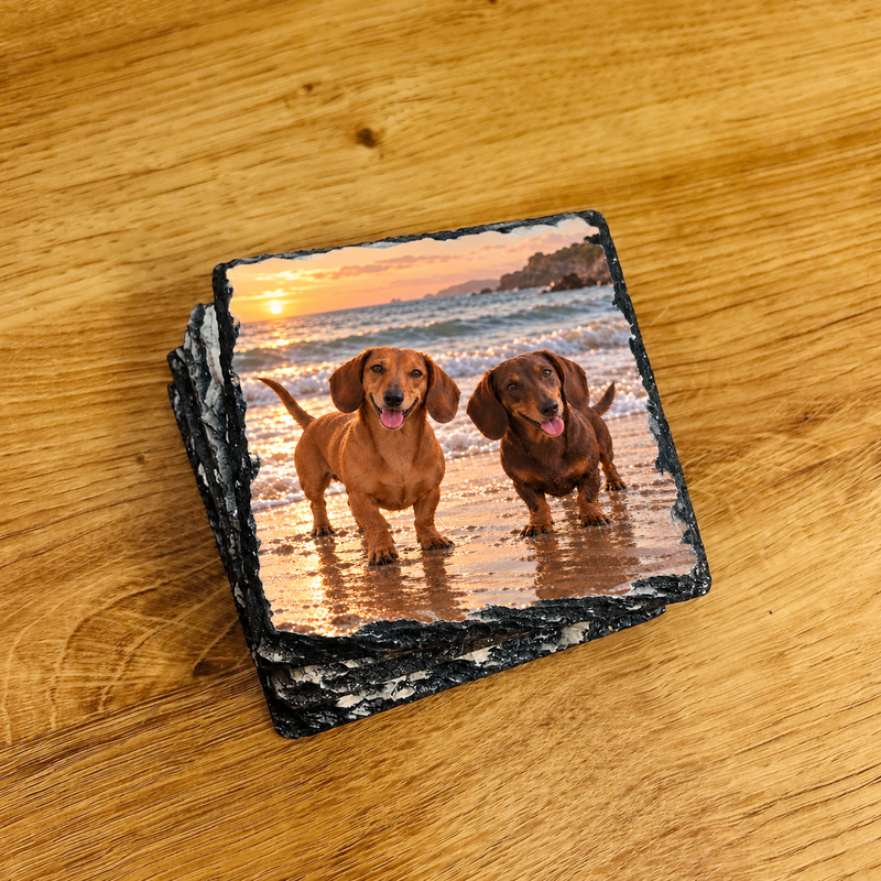Slate Photo Coasters