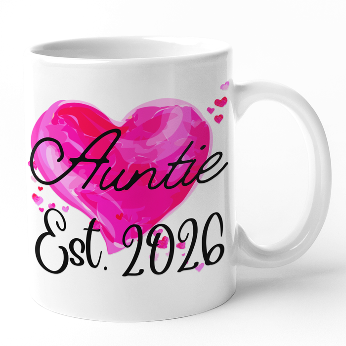 Auntie + Uncle Est 2026 (Mug Set)