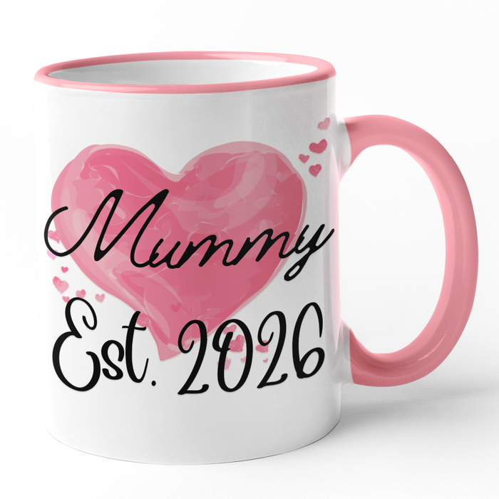 Mummy + Daddy Est 2026 (Mug Set)