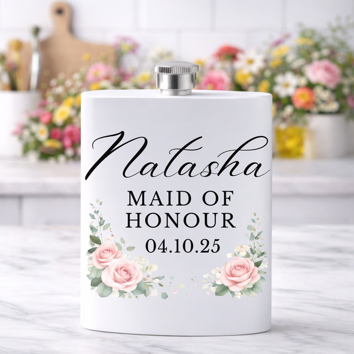 Personalised Floral Bridal Party Wedding