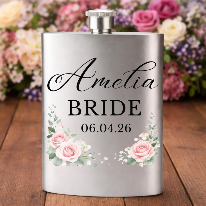 Personalised Floral Bridal Party Wedding