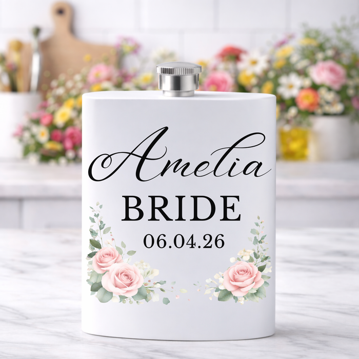 Personalised Floral Bridal Party Wedding