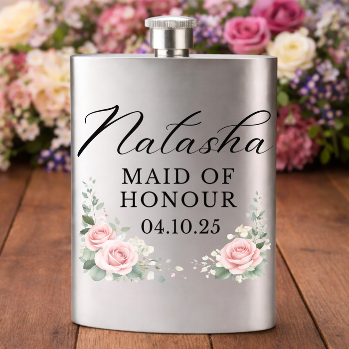 Personalised Floral Bridal Party Wedding
