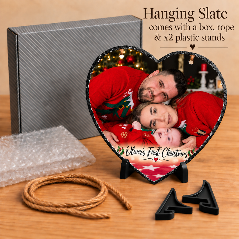 Slate Photo With Optional Text
