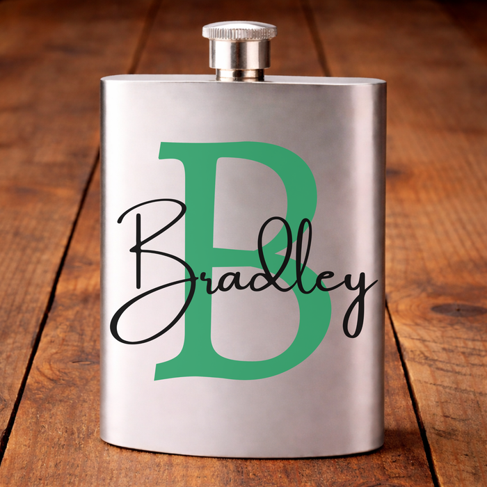 Personalised Green Initial & Name