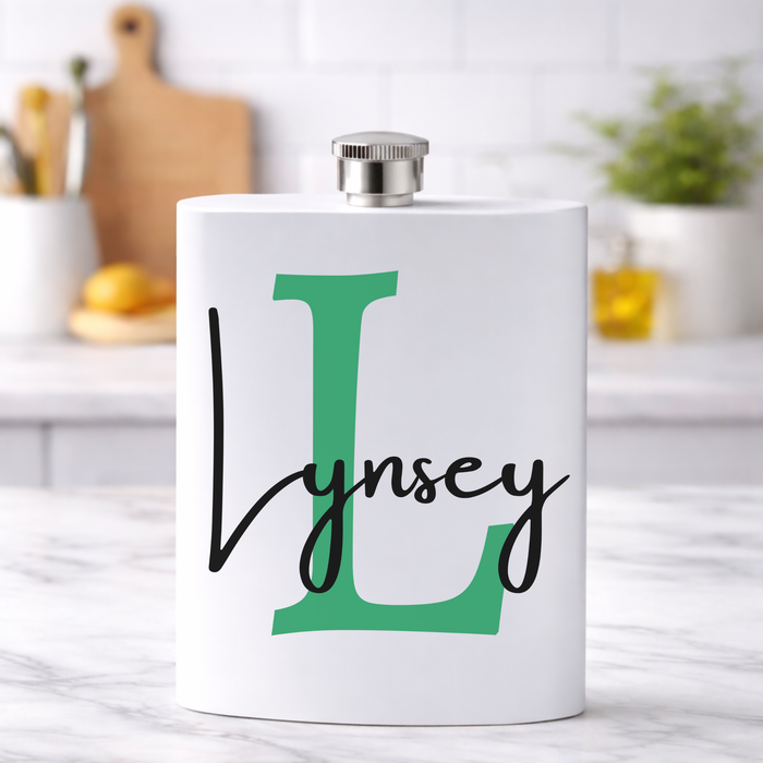 Personalised Green Initial & Name