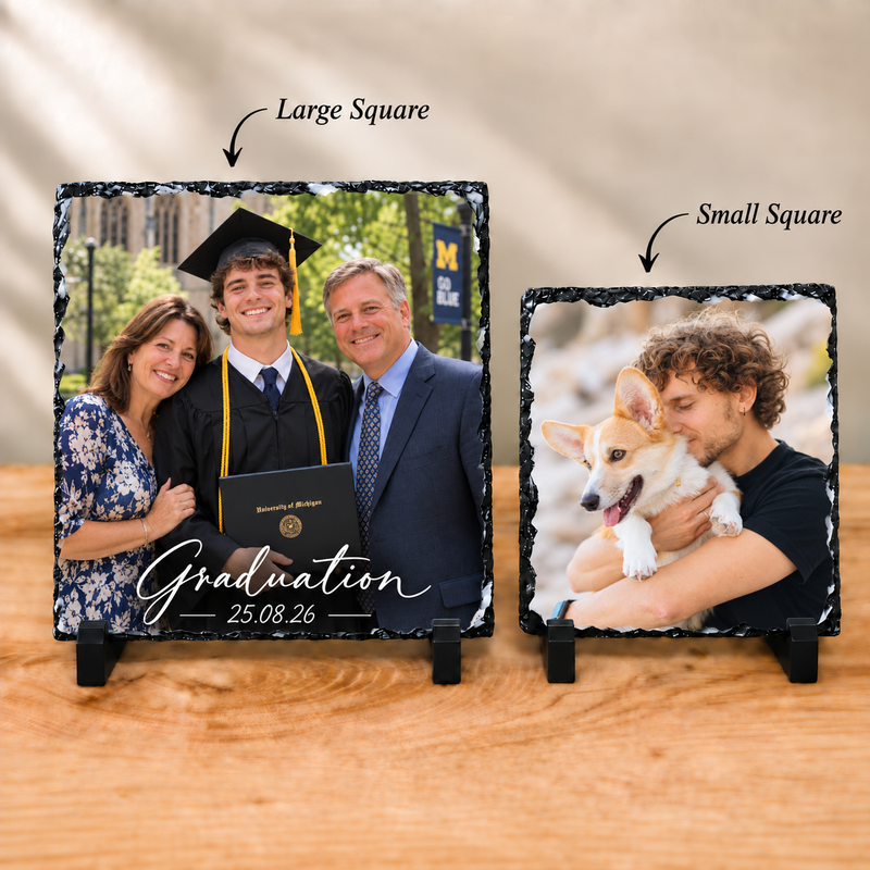 Slate Photo With Optional Text