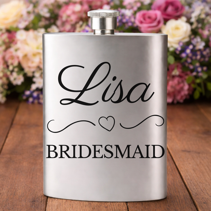 Personalised Text Bridal Party Wedding
