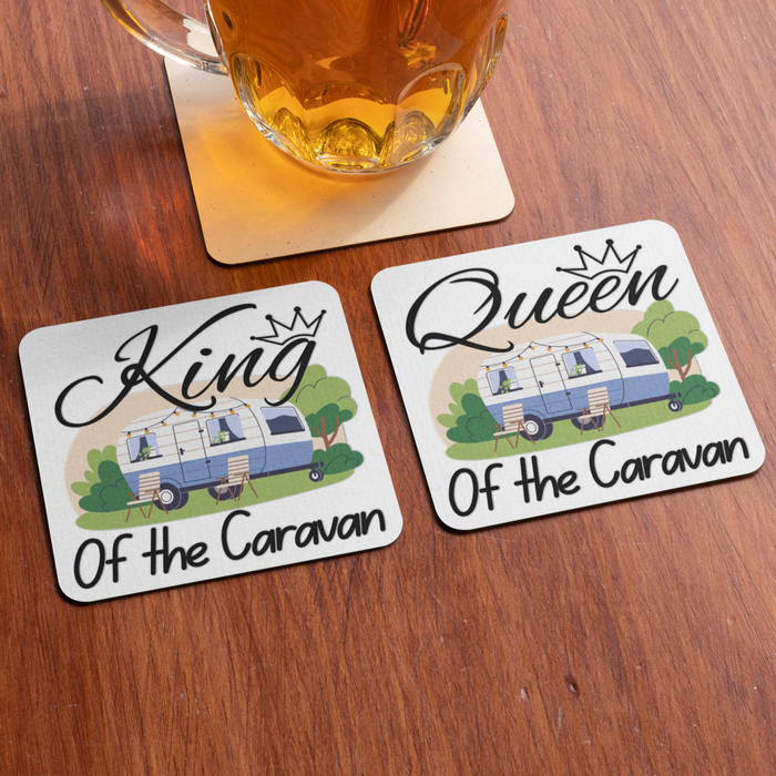 King & Queen Of The Caravan (Coaster Set)