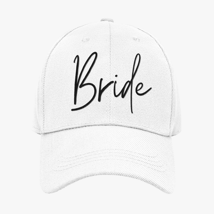 Custom Font Bride Hen Caps