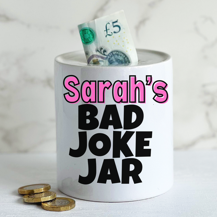 Personalised Bad Joke Jar