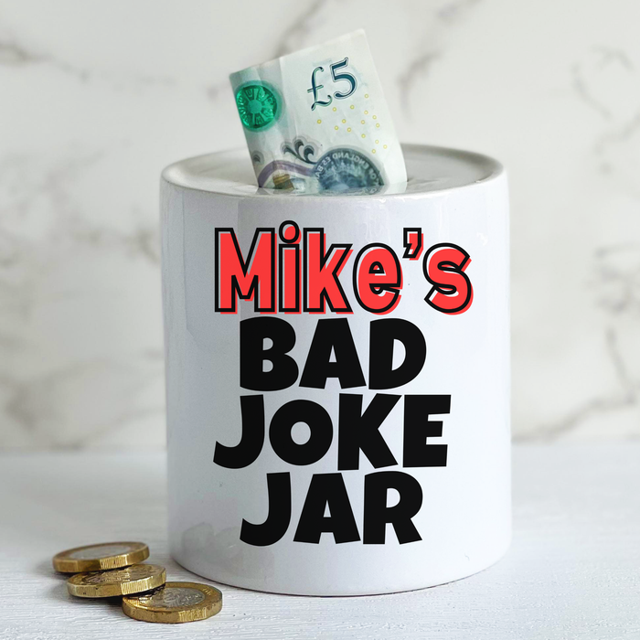 Personalised Bad Joke Jar