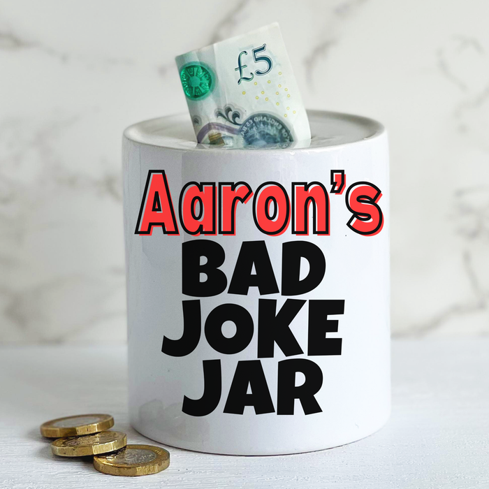 Personalised Bad Joke Jar