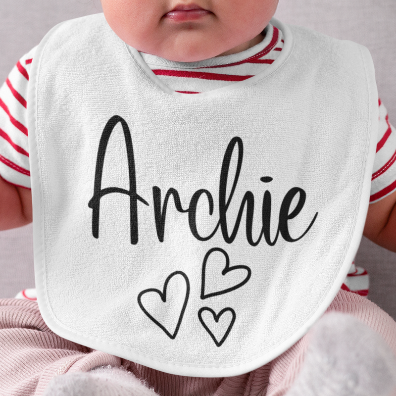 Personalised Name With Hearts