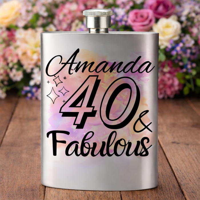 Personalised Name 40 & Fabulous