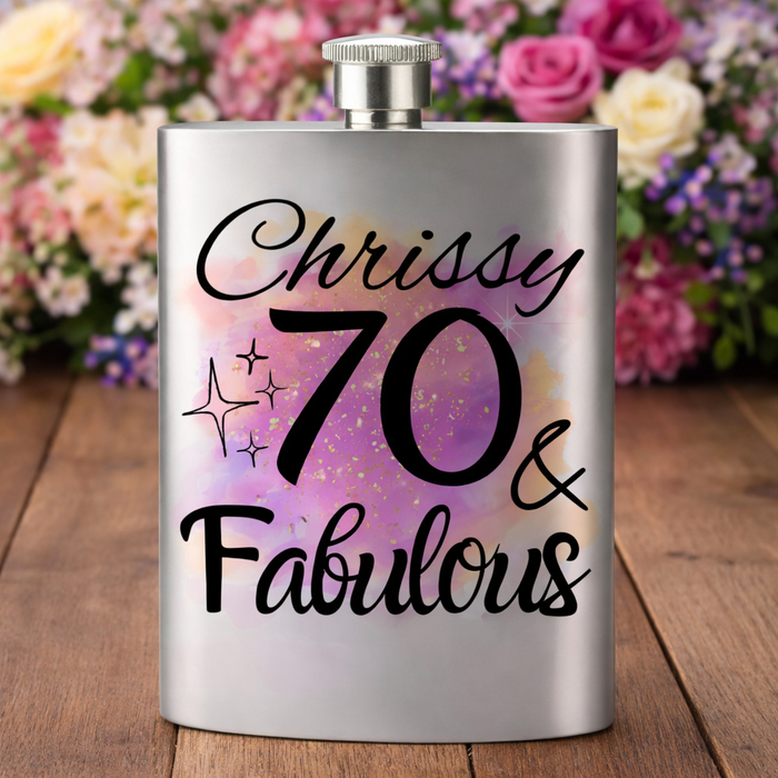 Personalised Name 70 & Fabulous
