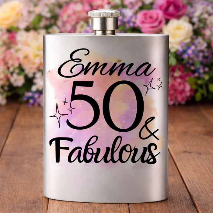 Personalised Name 50 & Fabulous