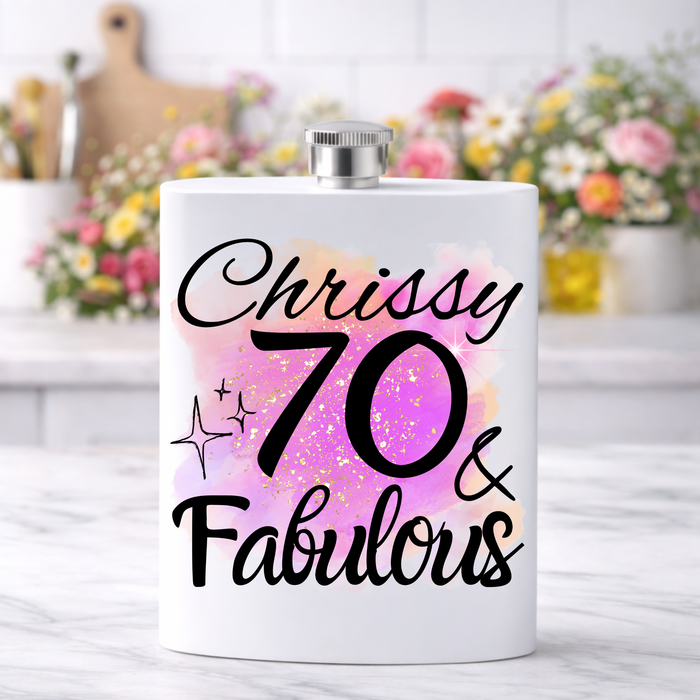 Personalised Name 70 & Fabulous