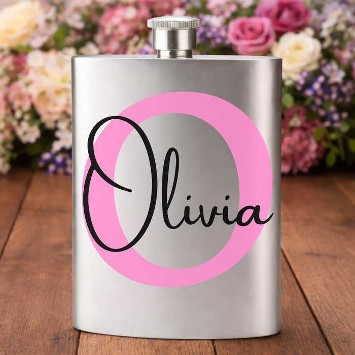Personalised Pink Initial & Name