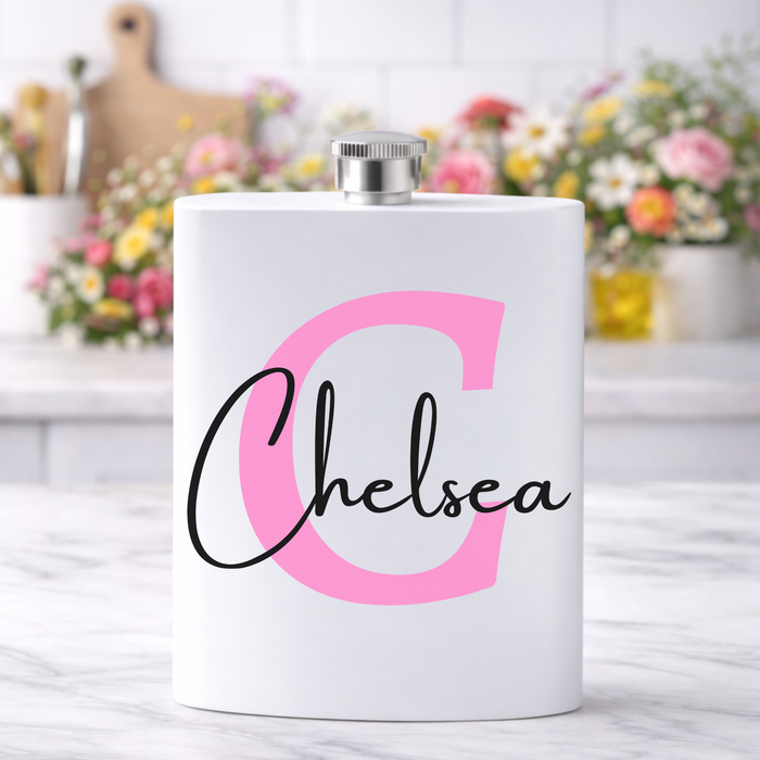 Personalised Pink Initial & Name