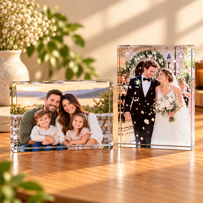 Personalised Acrylic Large Photo Block