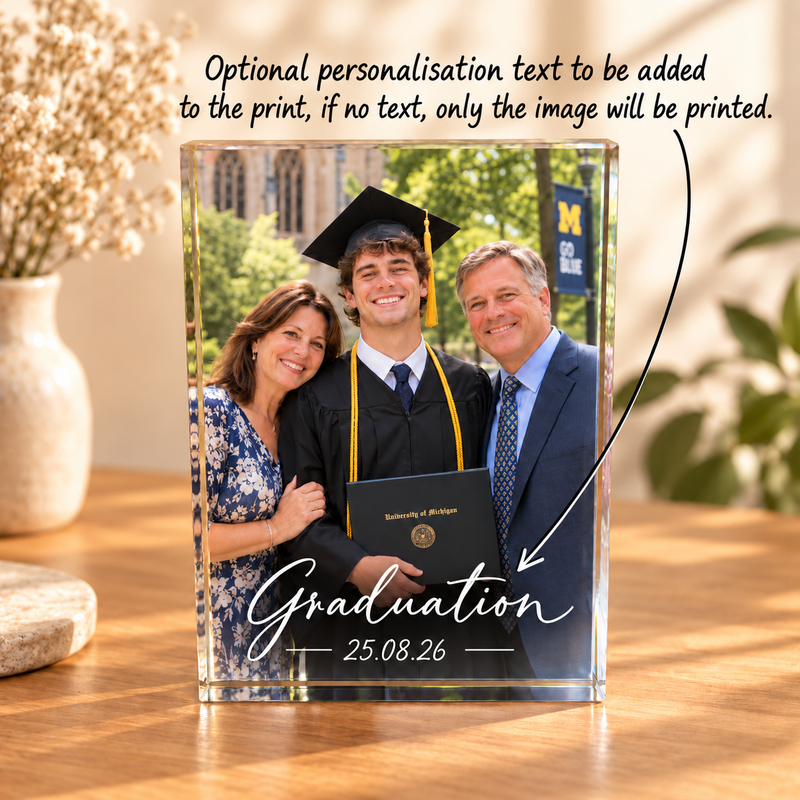 Personalised Acrylic Large Photo Block