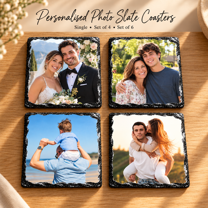 Slate Photo Coasters