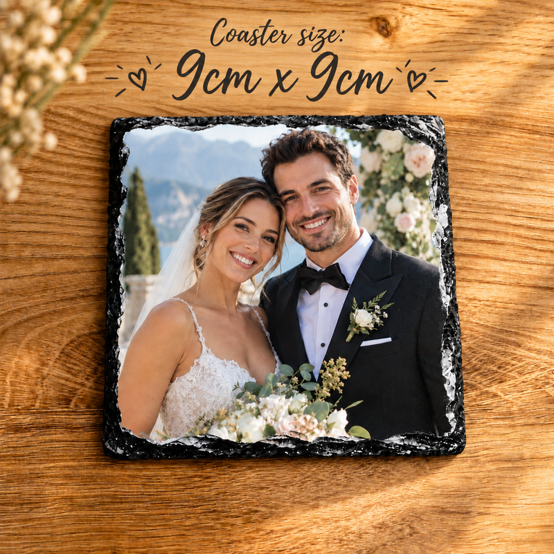 Slate Photo Coasters