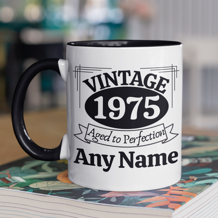 Vintage 1975 Aged To Perfection 'Add Name'