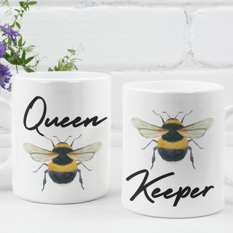 Queen Bee + Bee Keeper (Mug Set)