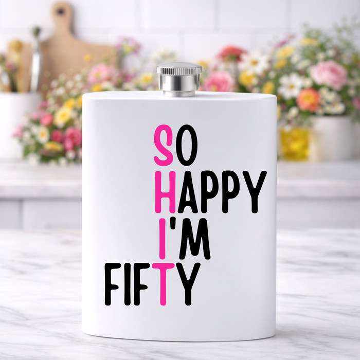 So Happy Im Fifty (Pink)
