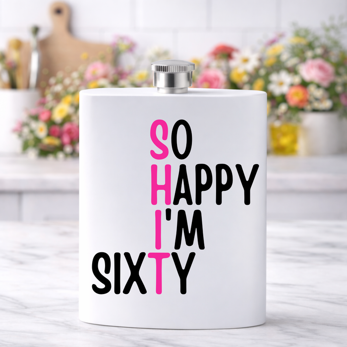 So Happy Im Sixty (Pink)