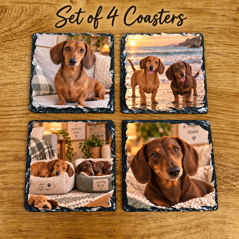 Slate Photo Coasters