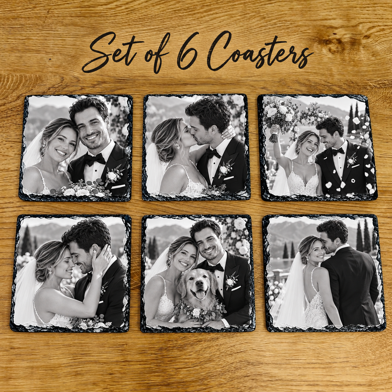 Slate Photo Coasters
