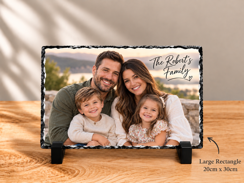 Slate Photo With Optional Text
