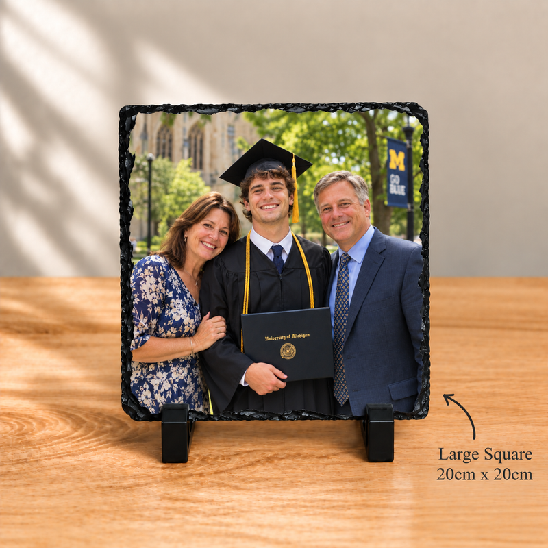 Slate Photo With Optional Text